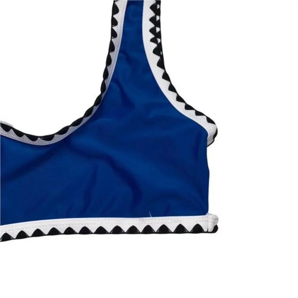 SHEIN blue trimmed